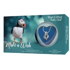 Real Pearl Pendant Necklace Open Your Own Oyster Unique Make A Wish Gift Puffin