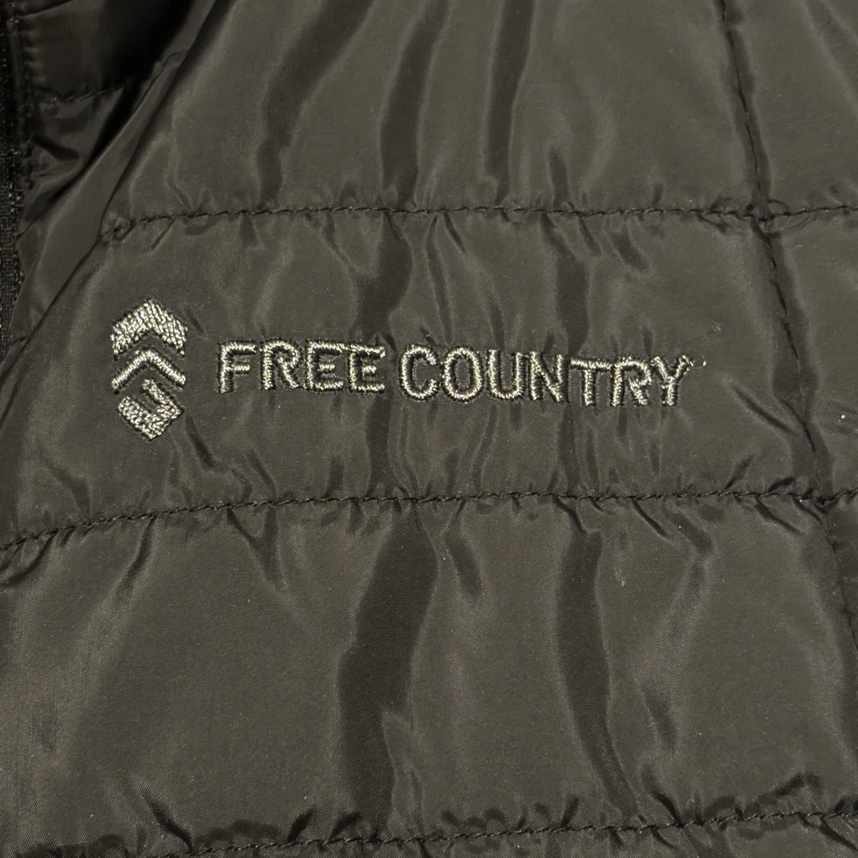 Chaleco acolchado reversible con cremallera Free Country para mujer talla mediana Foto 3 de 4