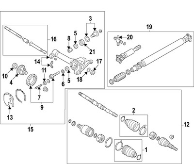 Genuine Nissan Companion Flange 38210-EA000