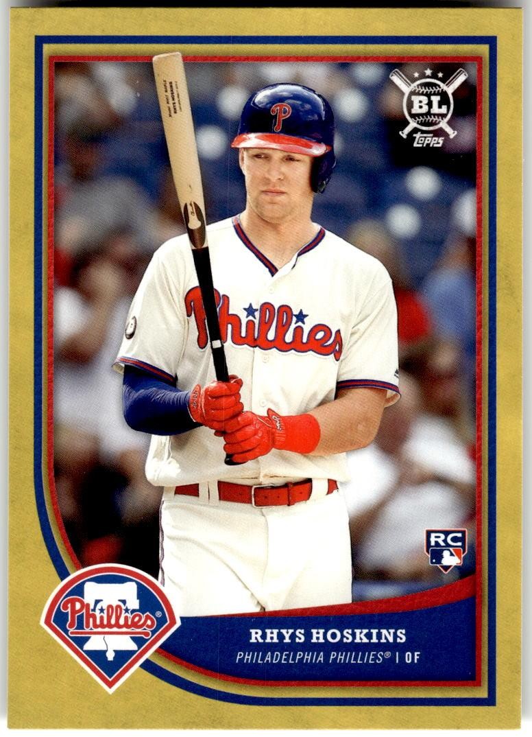 2018 Topps Big League #113 Rhys Hoskins Gold