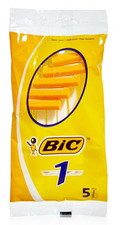 Bic Classic Disposable Razors for Normal Skin - 5 Razors - 1 Pack