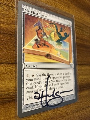 MTG 直筆スケッチ アート 額装品 MTG ✨Signed MY FIRST TOME Artist Proof✨Unhinged MINT Uncommon H