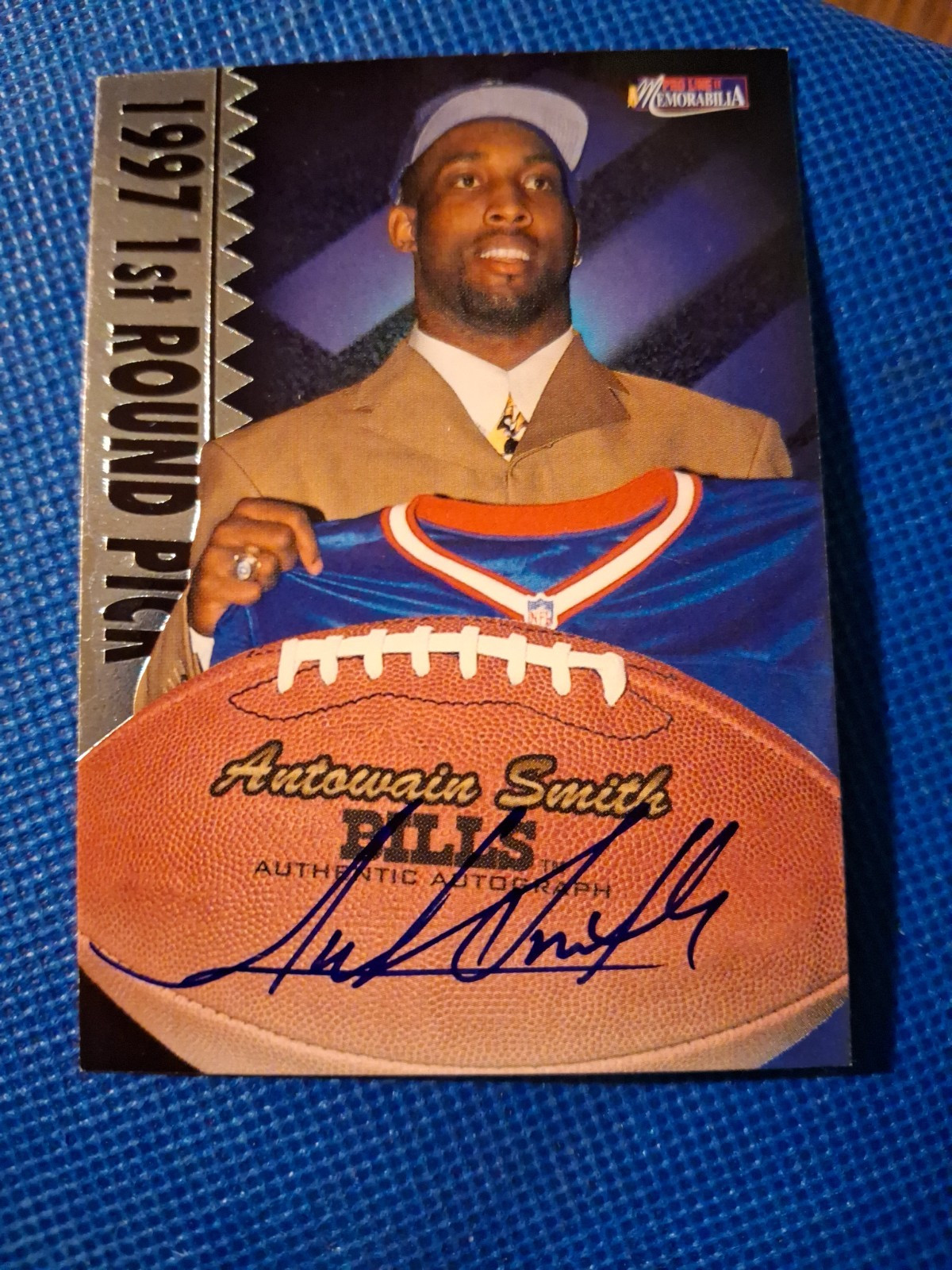 Antowain Smith Score Board Playbook Master Signings #23a Autograph