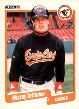1990 Fleer #190 Mickey Tettleton