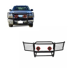 Black Horse Grille Guard Kit Bk Fit 1992-1999 Gmc Yukon