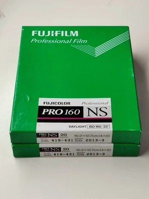 FUJI Pro 160 NS, 4x5 inch, 20 sheets in box, expired 2013 - Bild 1 von 3