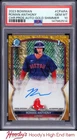 2023 Bowman Chrome Gold Shimmer Refractor Roman Anthony 1st AUTO /50 PSA 10 GEM
