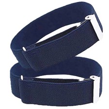 2 Pieces Men's and Women's Elastic Armbands Adjustable Shirt Garter Sleeve Ho...