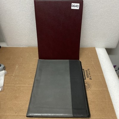 Hazel USA Faux Leather Folder NotePad Holder Folio Case