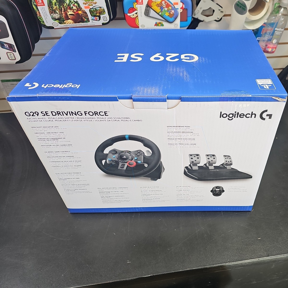 Logitech G29 Driving Force Racing Wheel - Black 991-000529 - PS3