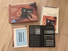 Hewlett Packard HP-18C Business Consultant Calculator Manual Box - Tested works