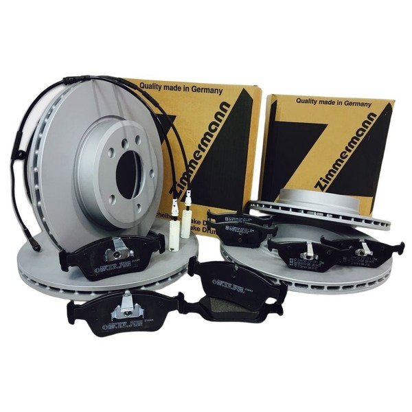 Zimmermann Bremse Bremsen Bremsscheiben BeläGe Kit Vorne Hinten FüR Bmw X5 E53-image