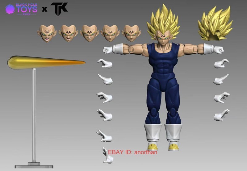 Black Hole x TK Custom Majin Vegeta Blue Clothes Ver. 1/12 Action