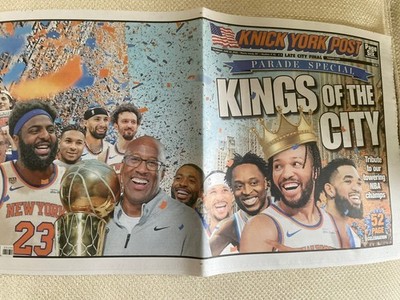 New York Post June 18 2026 NY Knicks NBA Championship Parade Special Newspaper