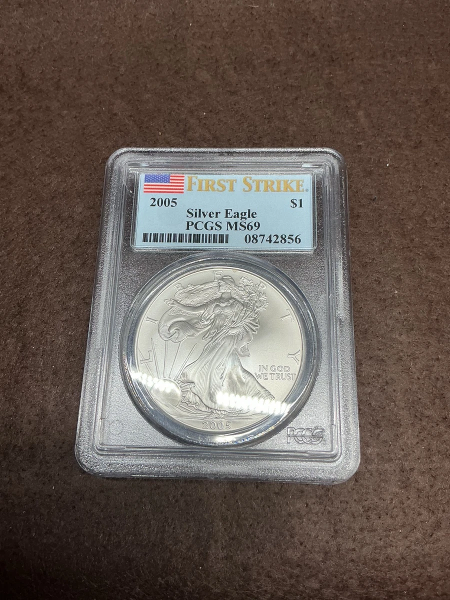 American Eagle MS 69 Graded 2005 Silver Bullion Coins for sale | eBay
