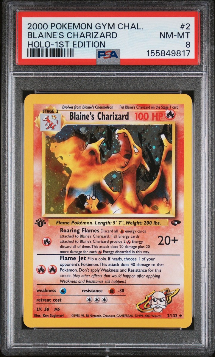 Blaine's Charizard 2/132 Gym Challenge Holo for sale online | eBay