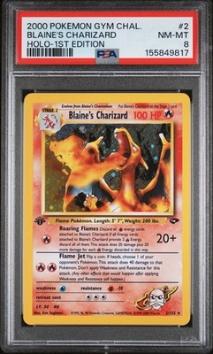 Blaine's Charizard 2/132 Gym Challenge Holo for sale online | eBay