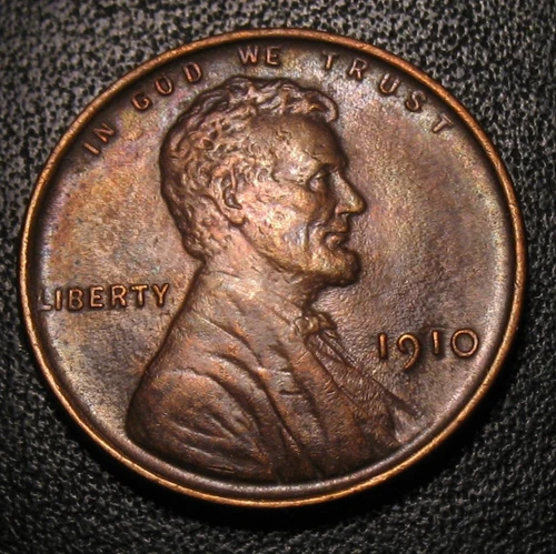 OLD US COINS 1910 UNC LINCOLN WHEAT CENT PENNY