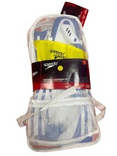 NEW Speedo Dive Snorkel Set Fins, Mask and Snorkel Adult L/XL With Carry Case