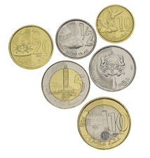 Morocco set of 6 coins 2012-2016 AU-UNC 10, 20, 50 centime, 1, 5, 10 dirham