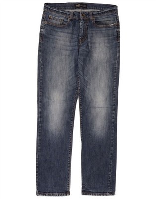 RIFLE Herren Straight Jeans W34 L33 blau Baumwolle QU28