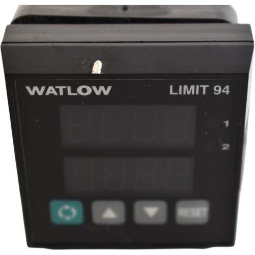 Watlow 94AA-1DA0-00RG LIMIT 94 TEMPERATURE CONTROLLER 1/16 DIN 100-240 VAC LIMIT - Picture 2 of 5