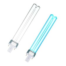 13W UV Light Bulb for Pond Aquarium Outdoor Clarifier 13W-UVLB-2P White
