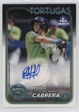2024 Topps Pro Debut Auto Ricardo Cabrera #PD-84 Auto 0nr3
