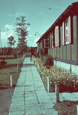 Orig. FARBDIA Foto Arbeitsmann RAD-Abteilung 6/330 Lager NEUSTIFT Stubaital 1943