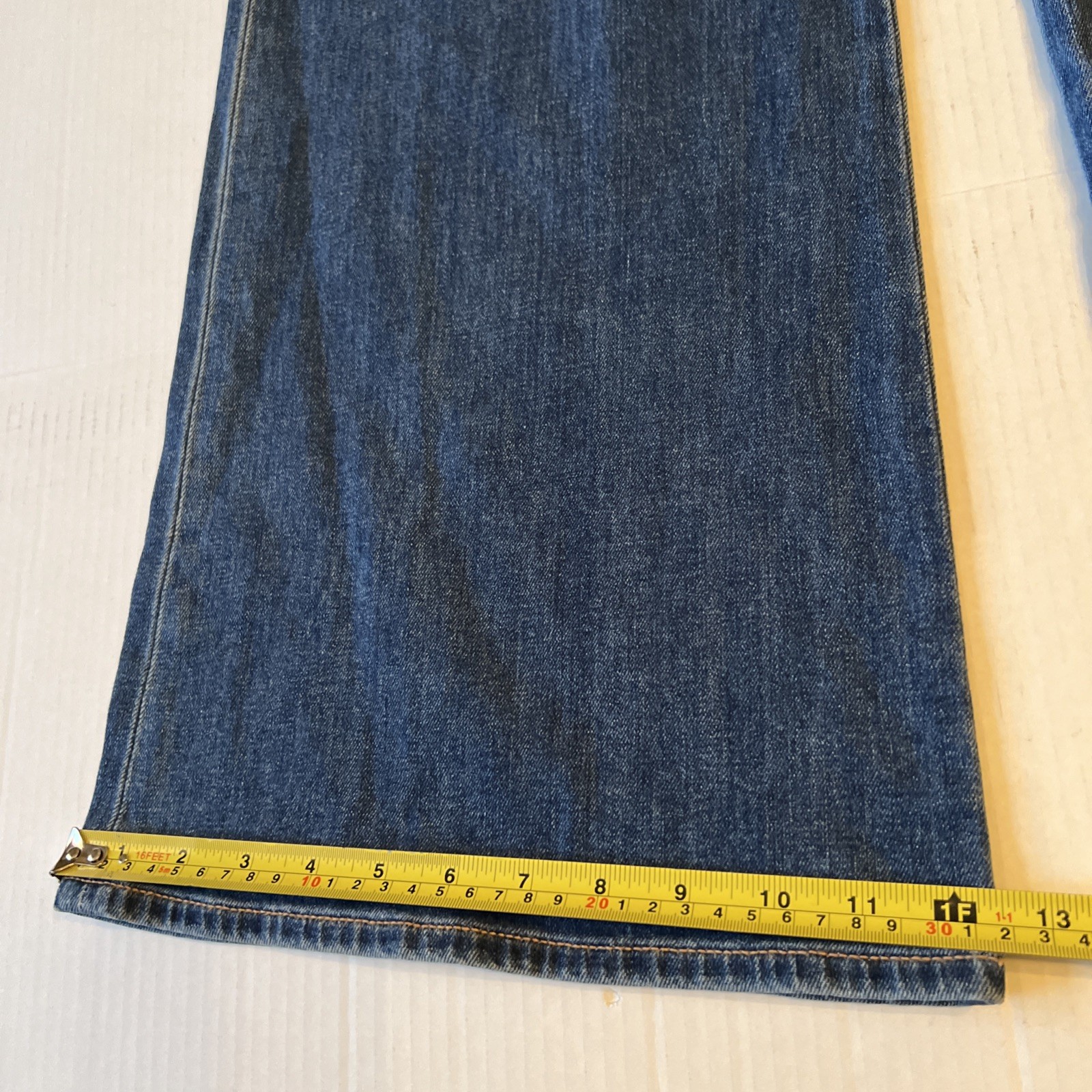 Ramy Brook 29 Claudette Fauxe Suede Trim Denim Jumpsuit Wide-leg NWOT thumbnail 5