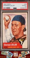 1953 Topps Sherm Lollar 53 Chicago White Sox PSA 4.5