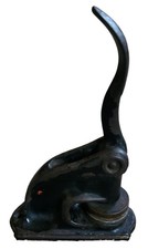 Vintage Cast Iron Notary Embossing Seal Collectible Heavy Unique Stamp