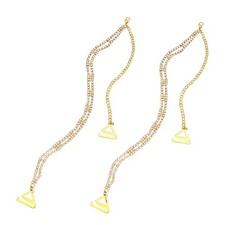 KMYZQDV Bra Straps Decorative Clip On Strapless Strap for one size, Gold