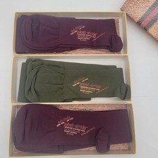 Jobst Stride Vntg OverTheCalf Support Socks For Men XL Olive/Burgundy Lot Of 3