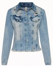 NEU*Tredy Jeansjacke destroyed Jacke Gr. 4 XX...
