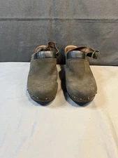 Dansko Delle Nubuck Leather Slingback Clog Heels Women’s EUR 40 US 9.5-10