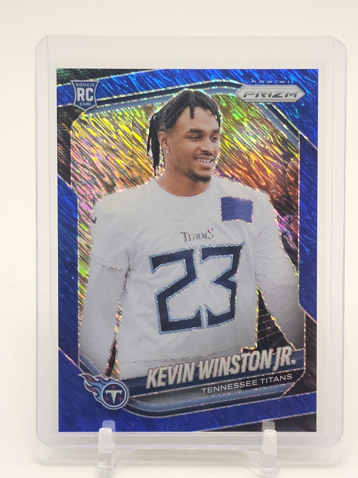 Kevin Winston Panini Prizm #340 Blue Shimmer