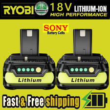 2PACK For RYOBI P108 18V 3.6Ah High Capacity Battery 18Volt Lithium-Ion One Plus
