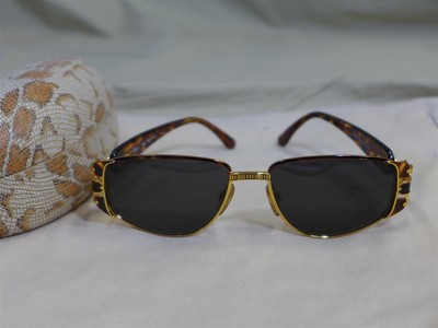 DIVA by Eastern States ''Tortoise Shell'' & Gold Sunglasses #4056 + Case - Nice!