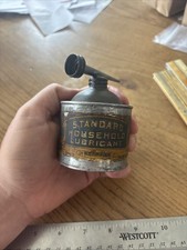 Early Vintage 4oz Socony Standard Household Lubricant Oil Oiler Tin Can CLEAN
