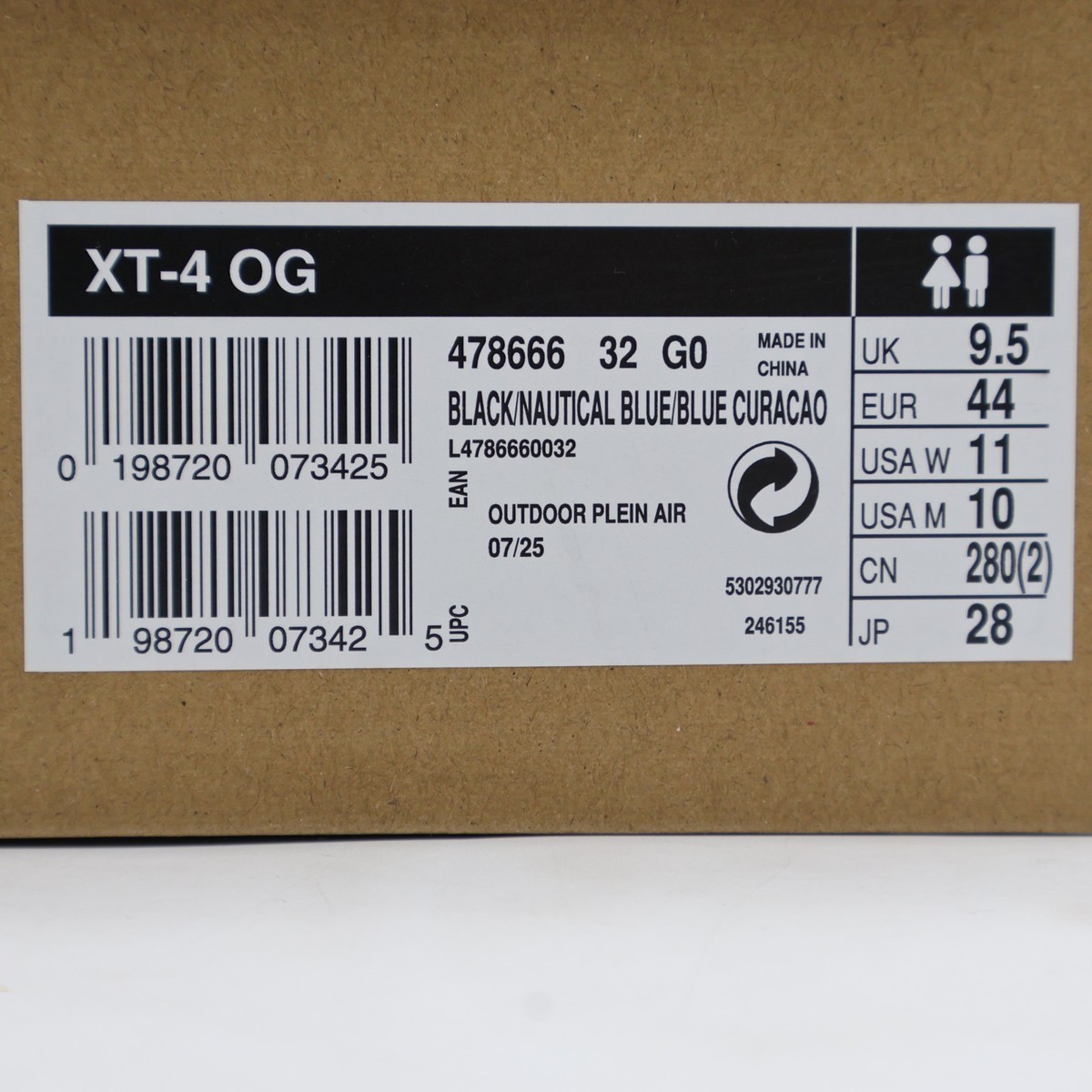 ブランダーバス　セラコート　マークモント L47866600 Salomon XT-4 OG Black Nautical Blue Blue Curacao (Men's