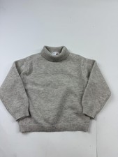 Zara Sweater Toddler 3T Gray Mock Neck Knit Pullover Stretch Winter Warm