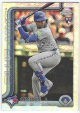 Orelvis Martinez 2025 Topps Chrome Logofractor Edition #105 Blue Jays Rookie