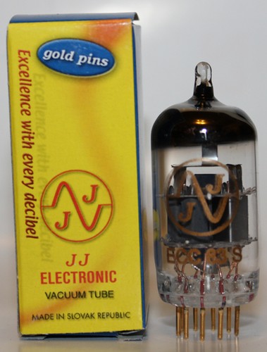 JJ Gold Pin preamp tubes, ECC83S / 12AX7, BRAND NEW, Balanced Triodes