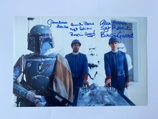 TRIO JEREMY ALAN QUENTIN In Person Signed Autograph 20x30cm Star Wars