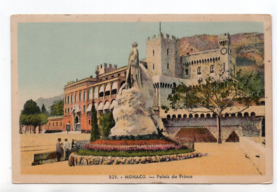 Monaco Prince's Palace Palais du Prince Unused Vintage Postcard