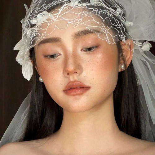 Luxury Bridal Headdress French Style Wedding Headband Hair Accessories - Picture 3 of 12