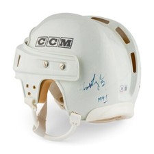Wayne Gretzky Signed Los Angeles Kings Game Model NHL Hockey Helmet Beckett COA