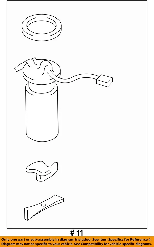 Used Fuel Pump fits: 1998 Chevrolet Venture Pump Assembly Grade A Foto 4 de 4