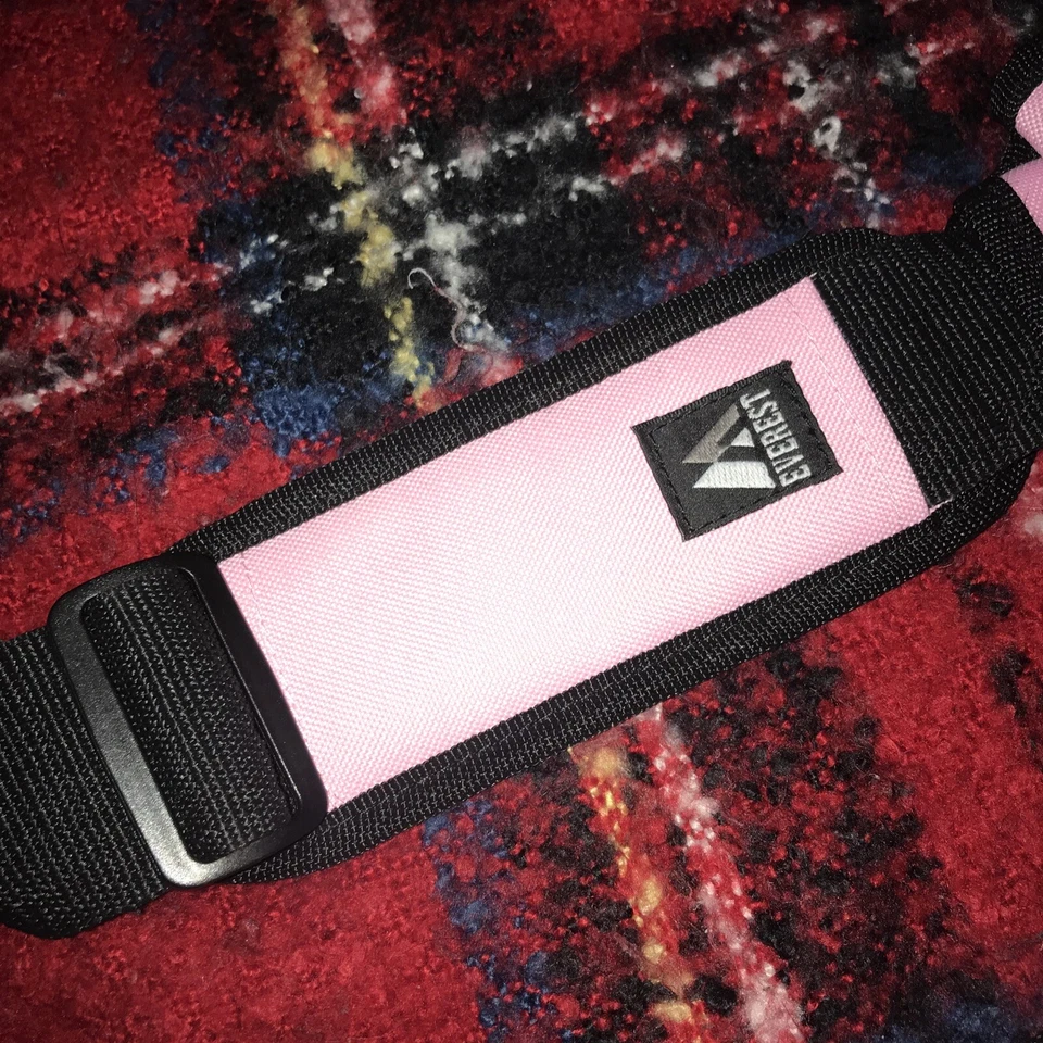 Everest Bolso Mensajero de Lona Rosa para Laptop y Escuela, Negocios Multi Bolsillo Foto 4 de 4